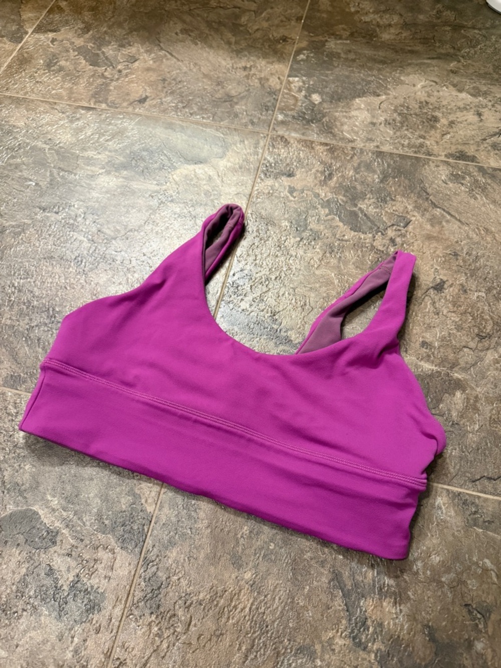 Lululemon Align Bra Reversible A/B Cup Size 10 Purple